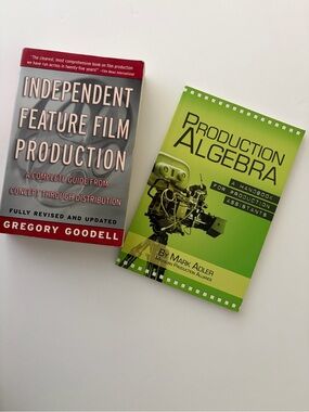 Independent Feature Film Production & Production Algebra Filmmaking Book Lot